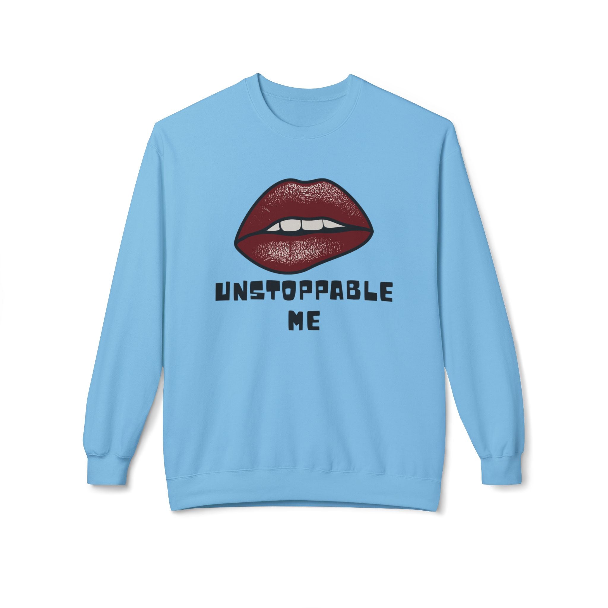 Unstoppable Me Sweatshirt — Bold Lip Graphic Crewneck