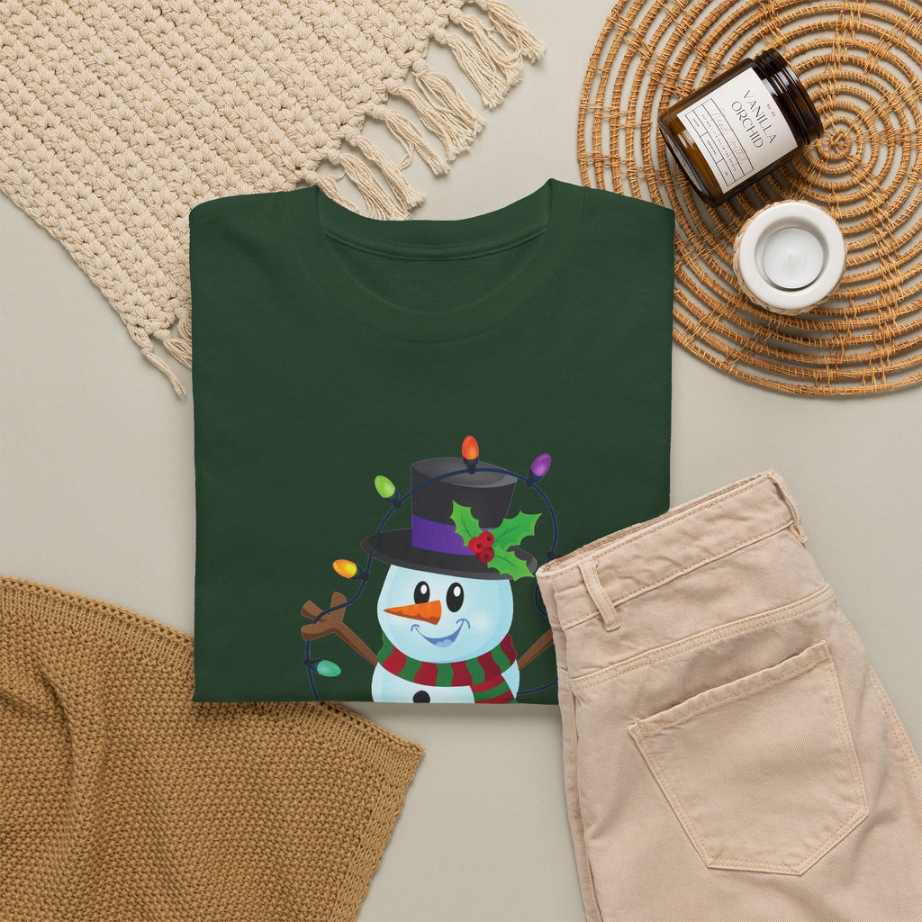 Happy Holidays Snowman Christmas T-Shirt