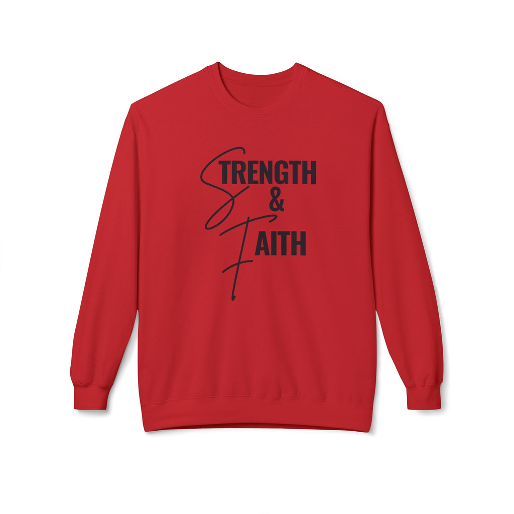 "Strength" Crewneck Sweatshirt — Minimal Inspirational Pullover