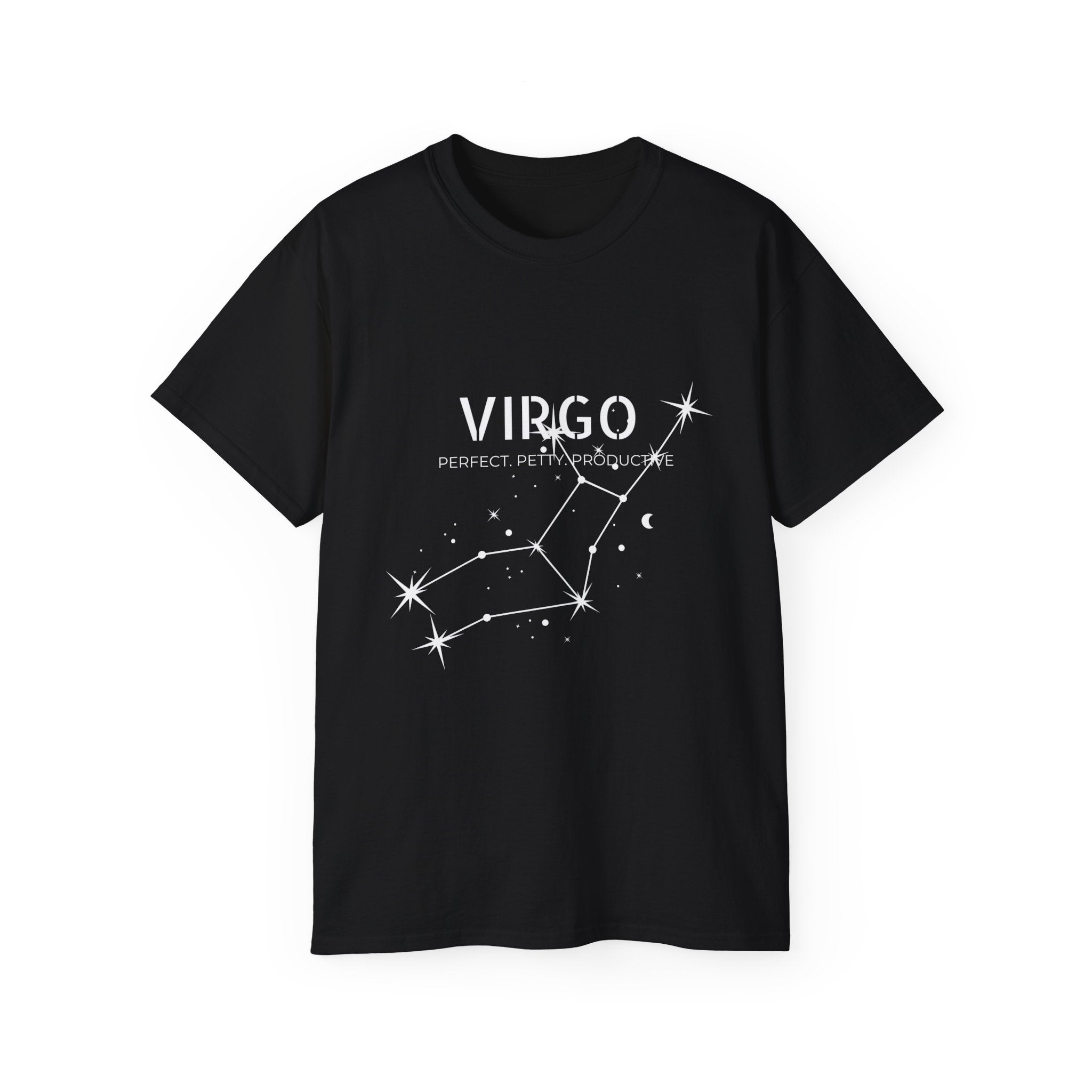 Virgo Constellation T-Shirt — "Perfectly Meticulous" Zodiac Tee
