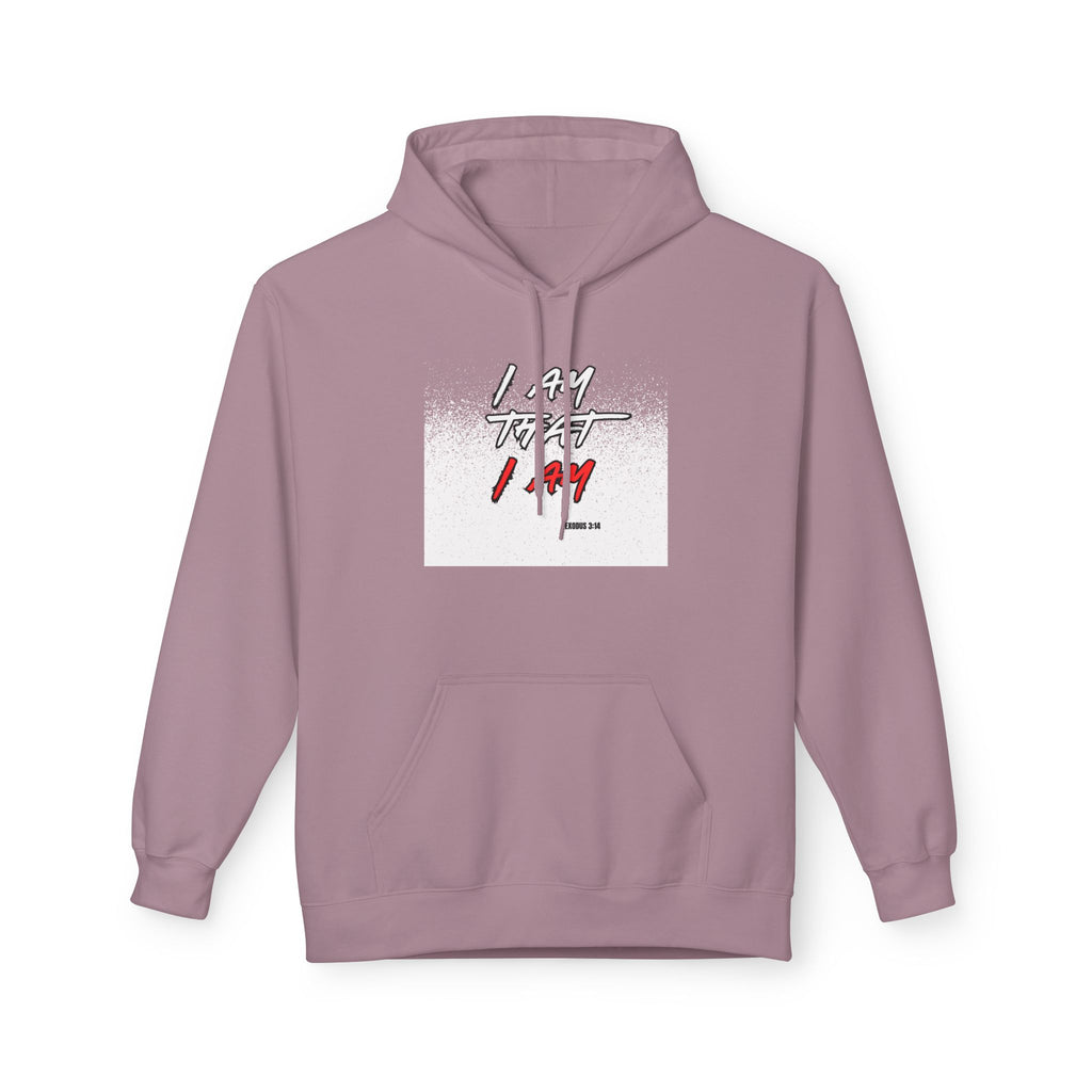 Hoodie — 'Lazy Today, Lady Tomorrow' Minimal Script Hoodie (White)