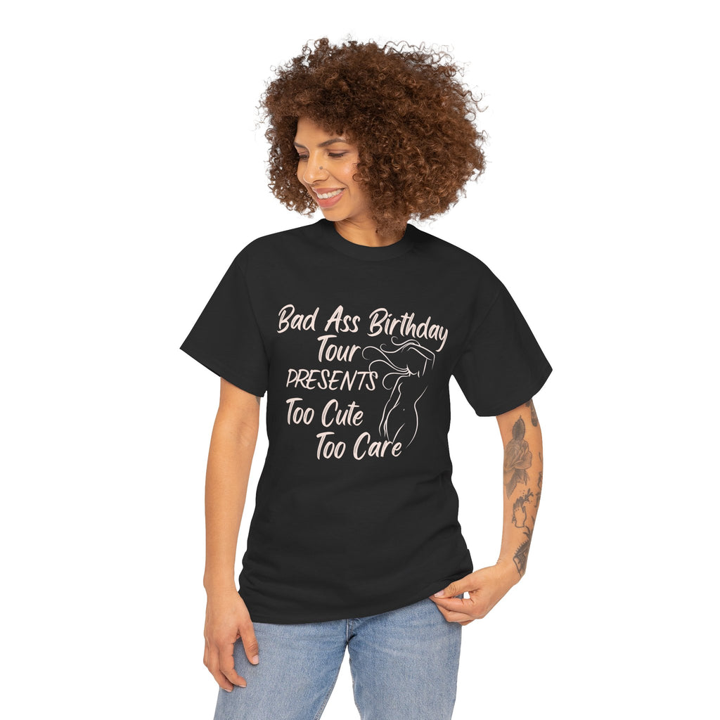 Birthday Tee — 'bad ass birthday tour' Graphic Shirt
