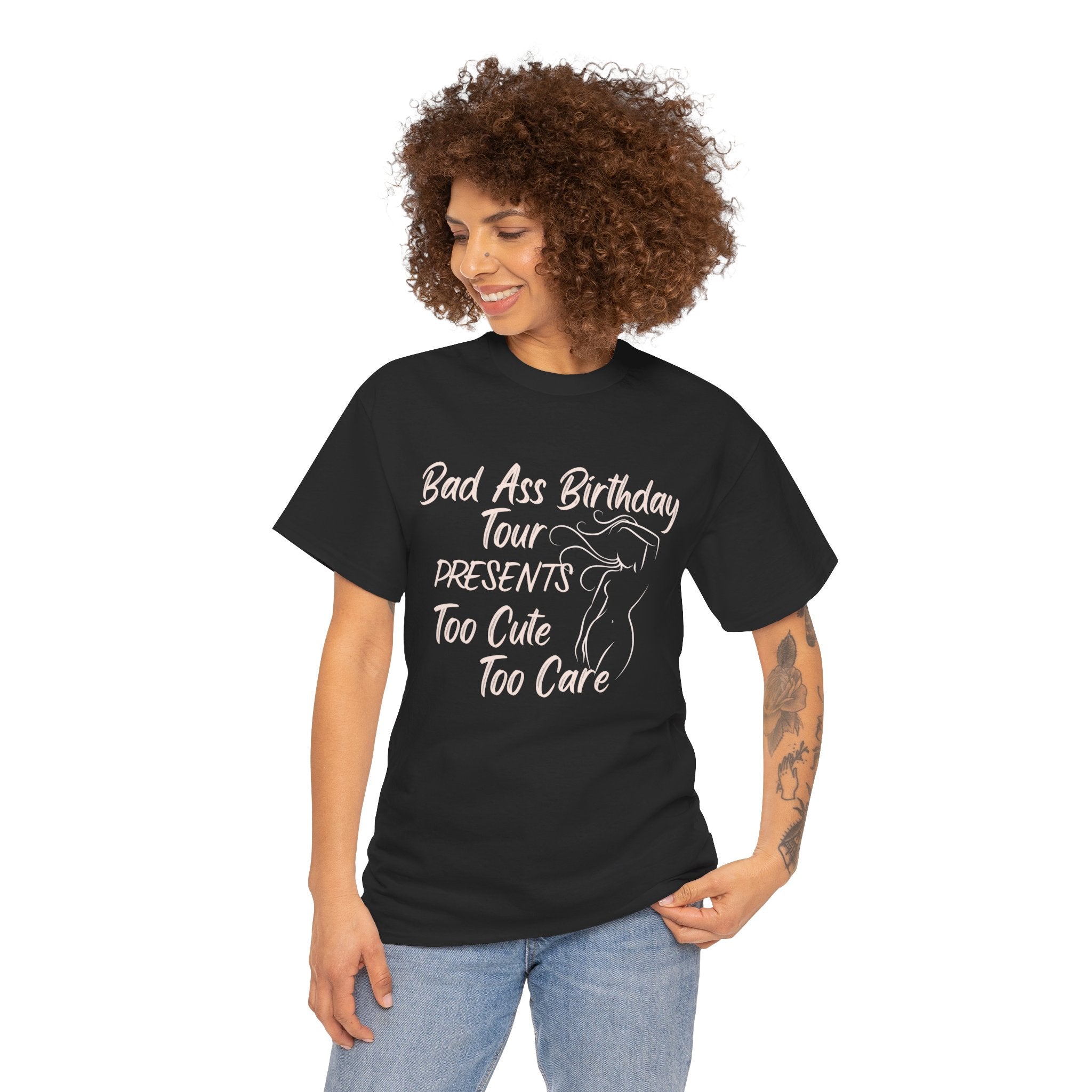 Birthday Tee — 'bad ass birthday tour' Graphic Shirt