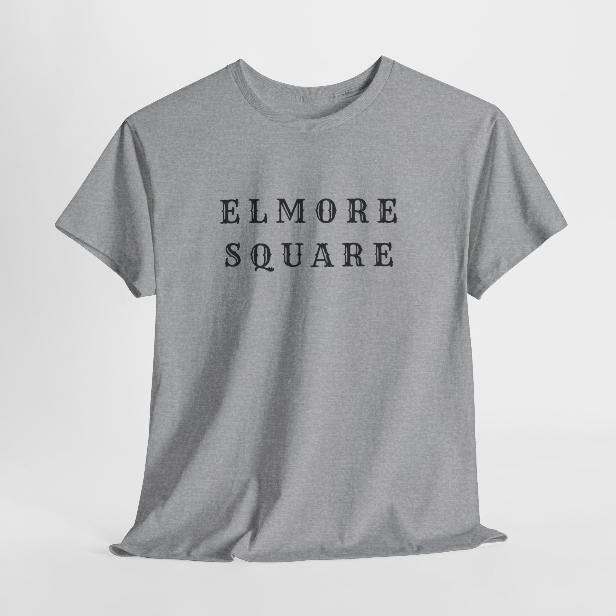 Elmore Square Vintage Text T-Shirt