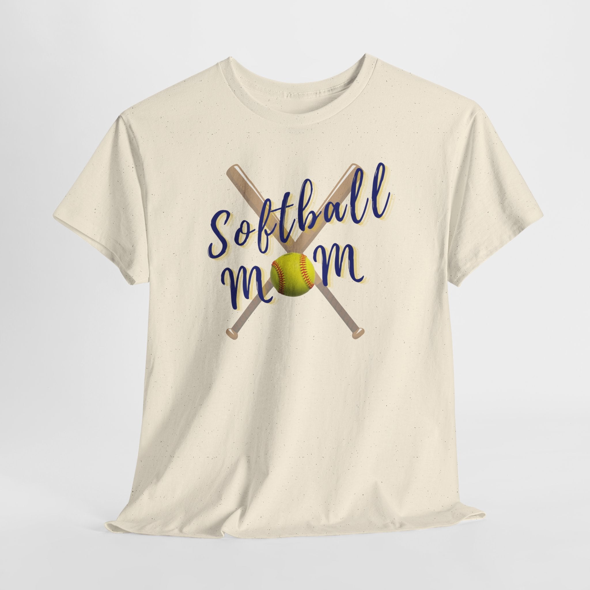 Softball Mom T-Shirt — Bat & Ball Graphic Tee