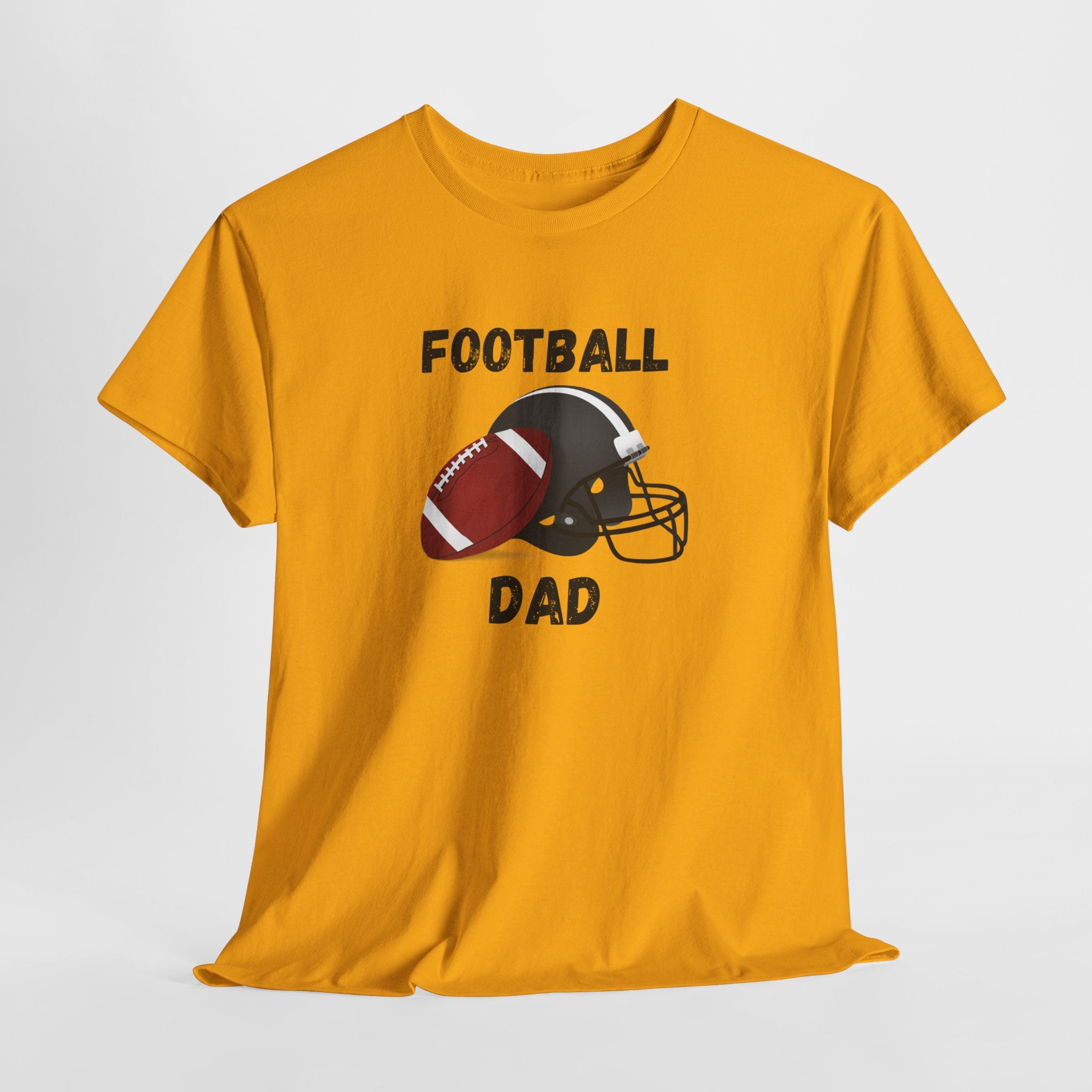 Football Dad T-Shirt — Classic Football & Helmet Tee for Proud Dads
