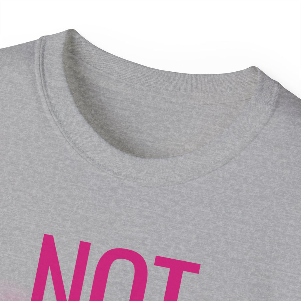 Not Today Cancer T-Shirt — Inspirational Cancer Awareness Tee with Pink Ribbon