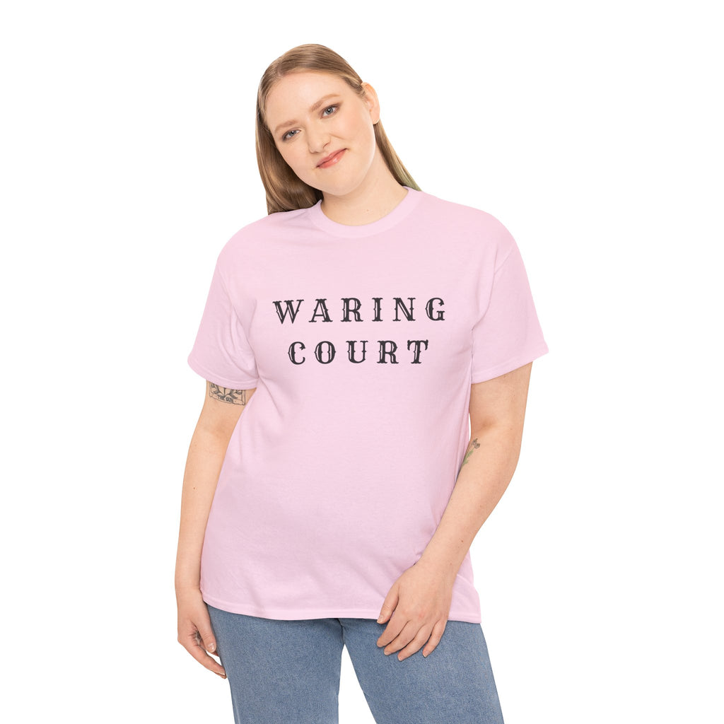 Waring Court Vintage Lettering T‑Shirt