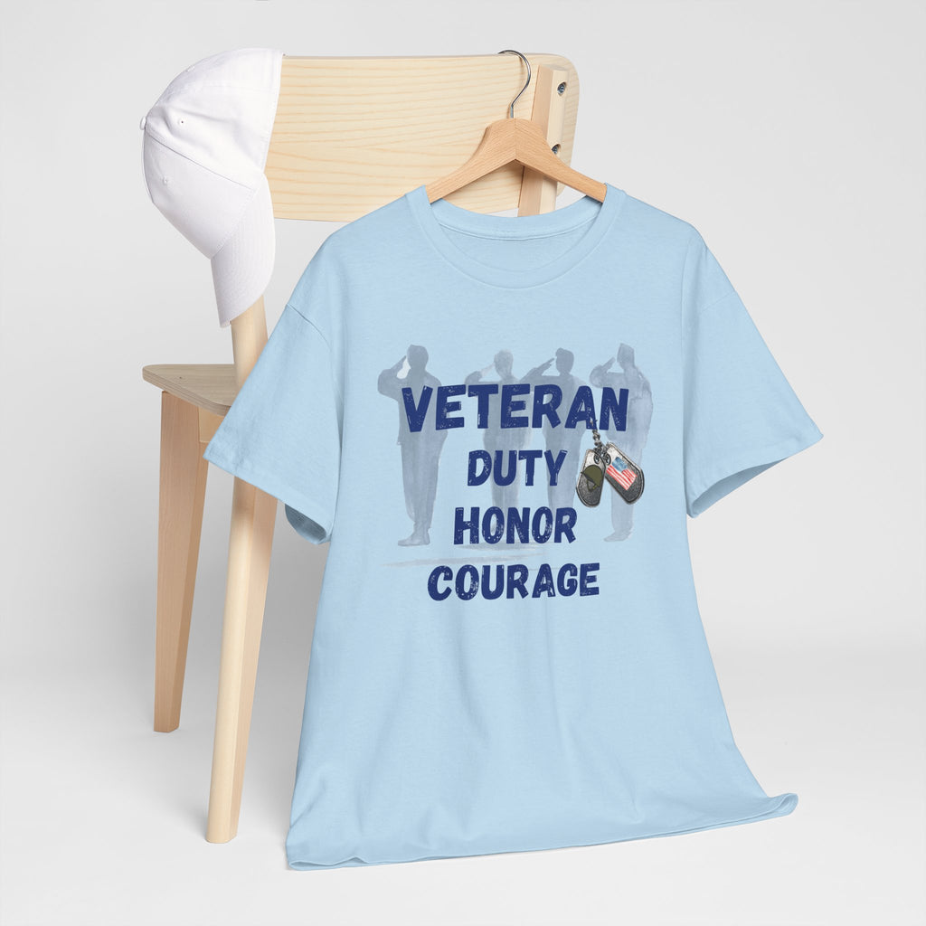 Veteran Duty Honor Courage T-Shirt – Military Tribute Tee
