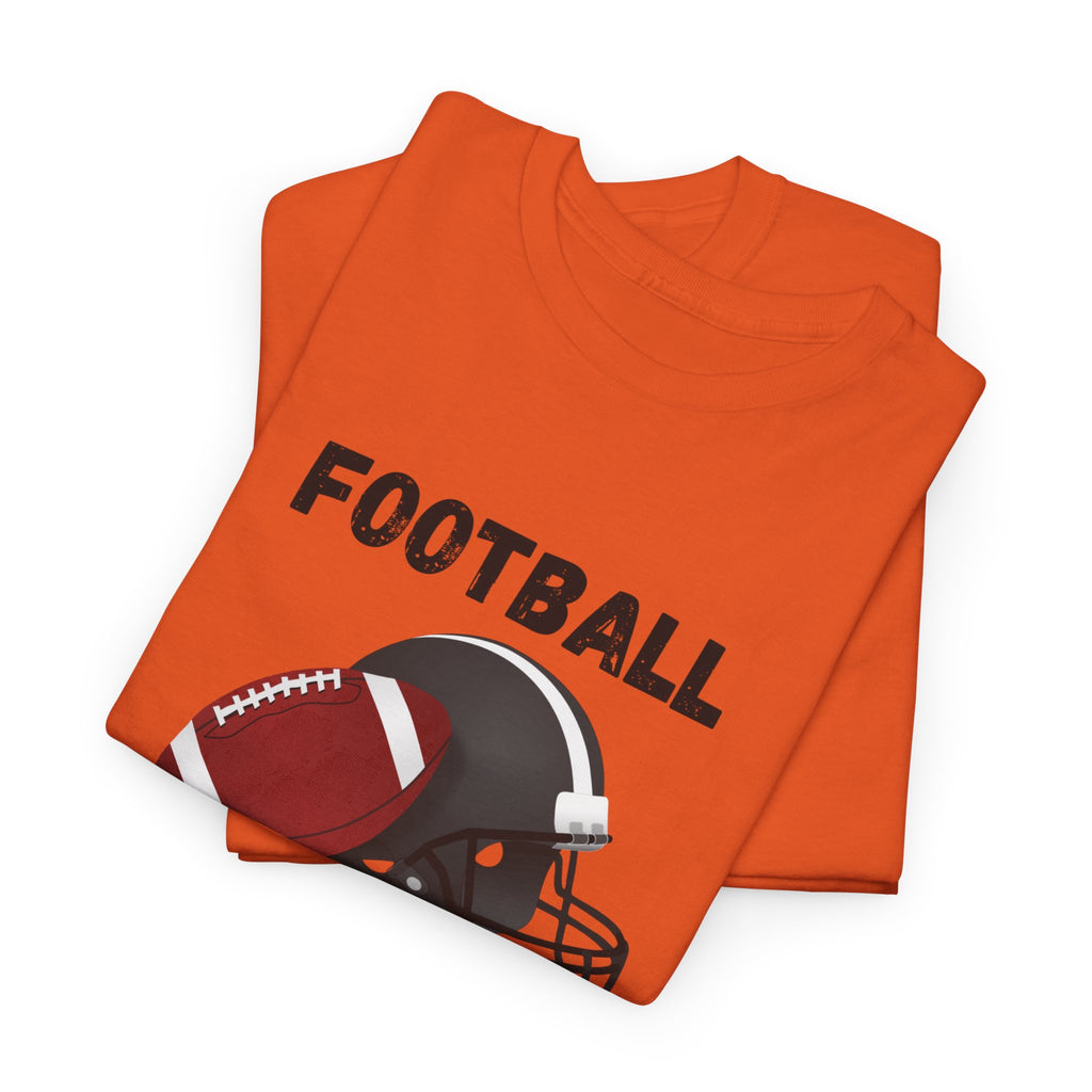 Football Dad T-Shirt — Classic Football & Helmet Tee for Proud Dads