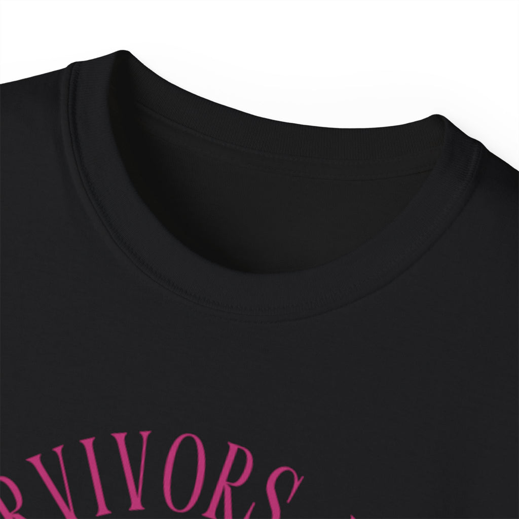 Breast Cancer Survivors Are Real T-Shirt — Pink Ribbon Boxing Gloves Tee