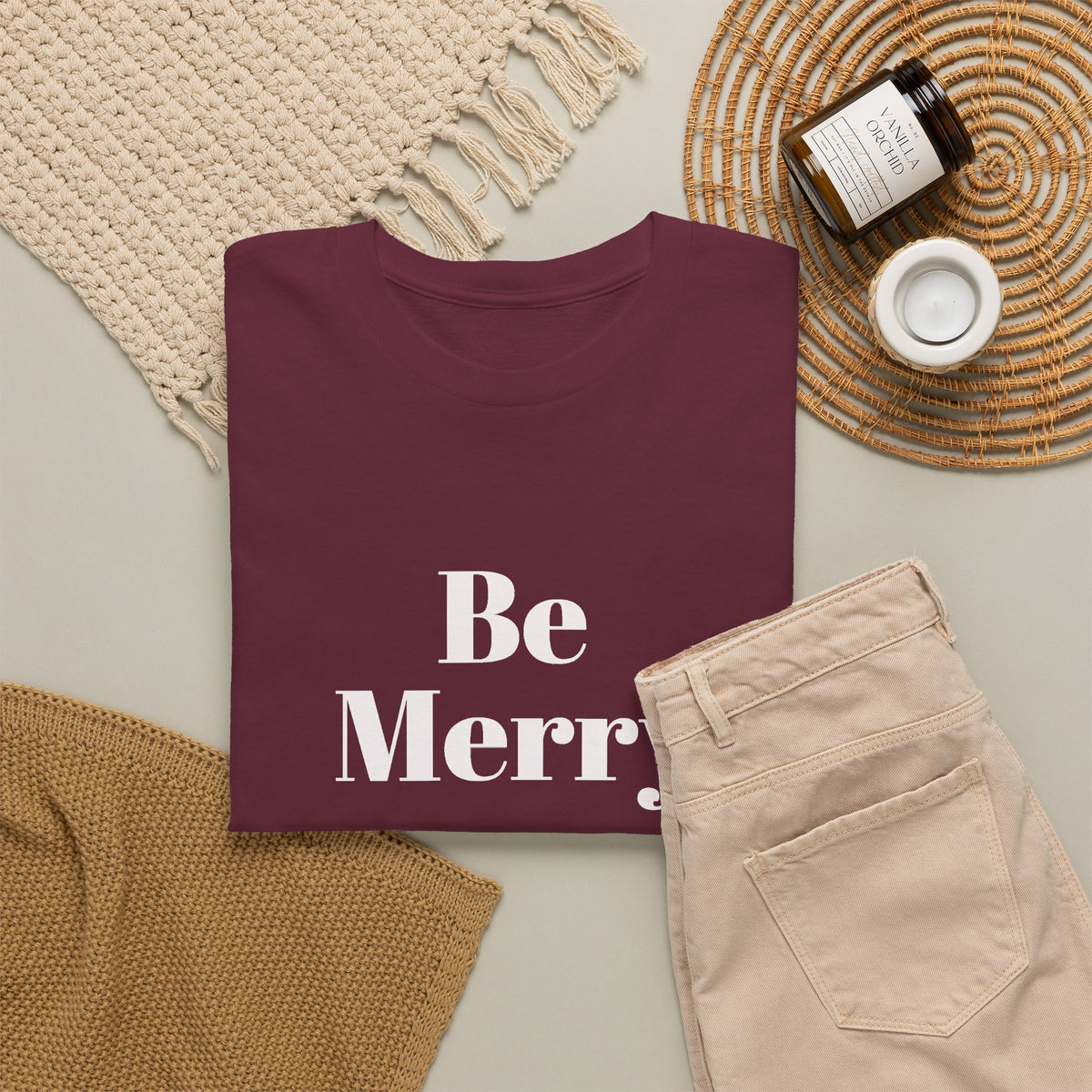 Be Merry DAMMIT! Christmas Humor T-Shirt