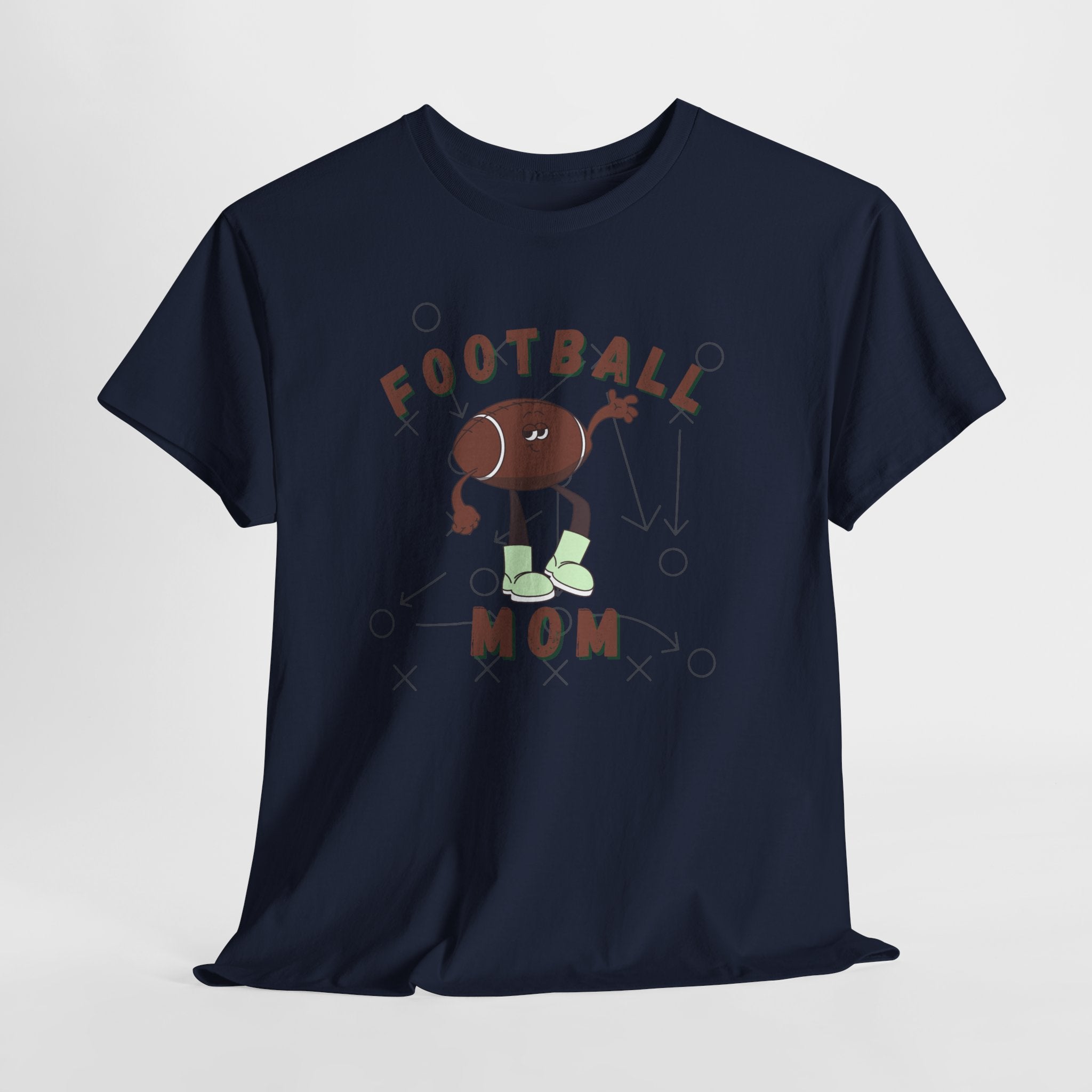 Football Mom graphic Unisex Heavy Cotton Tee