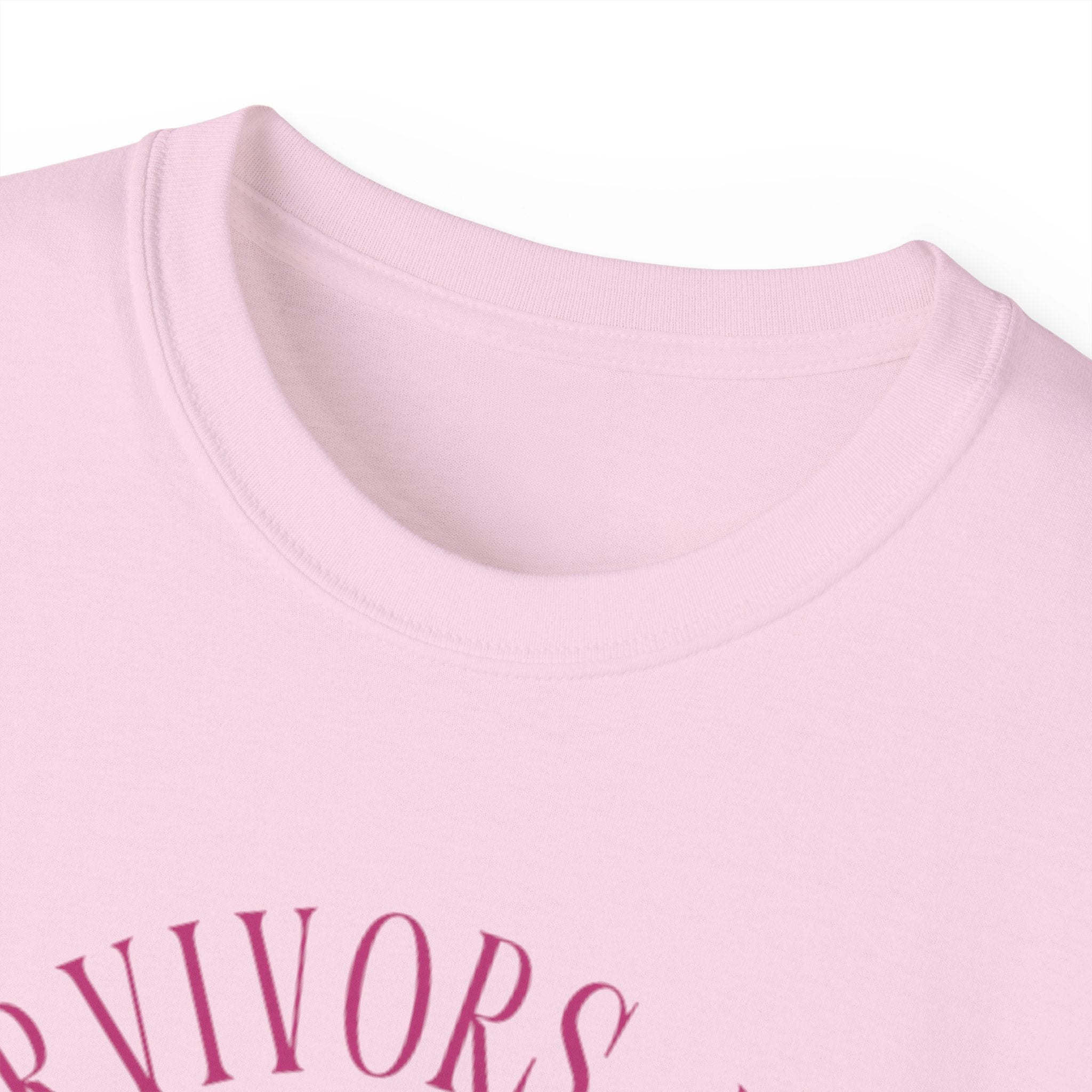 Breast Cancer Survivors Are Real T-Shirt — Pink Ribbon Boxing Gloves Tee