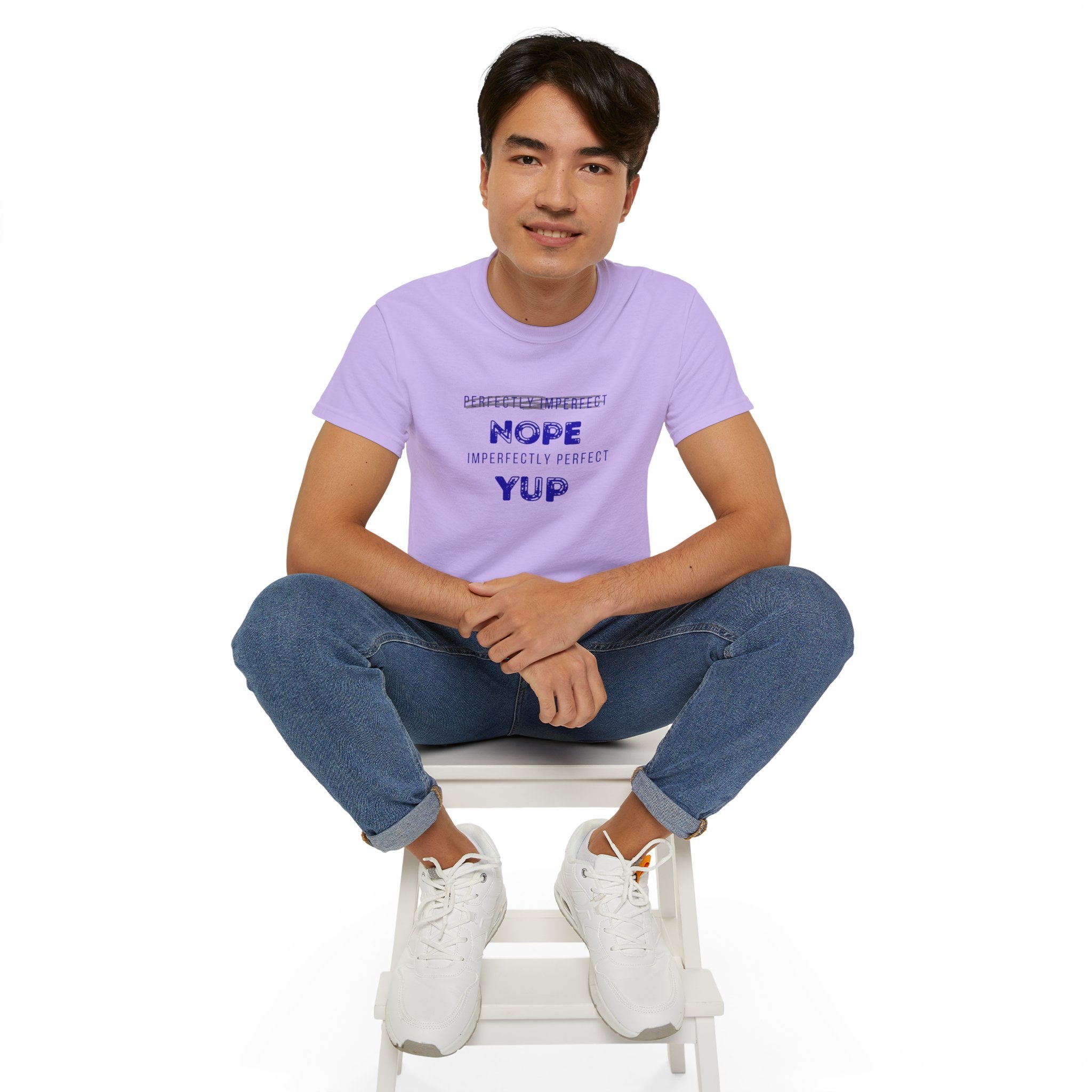 Nope Yup Tee — "Imperfectly Perfect" Graphic T-Shirt