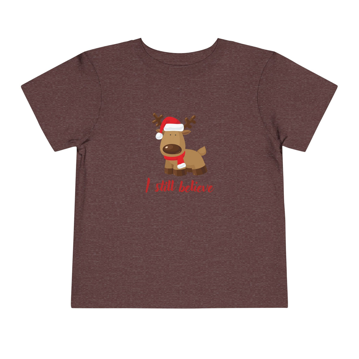 Toddler “I Still Believe” Reindeer Christmas Tee