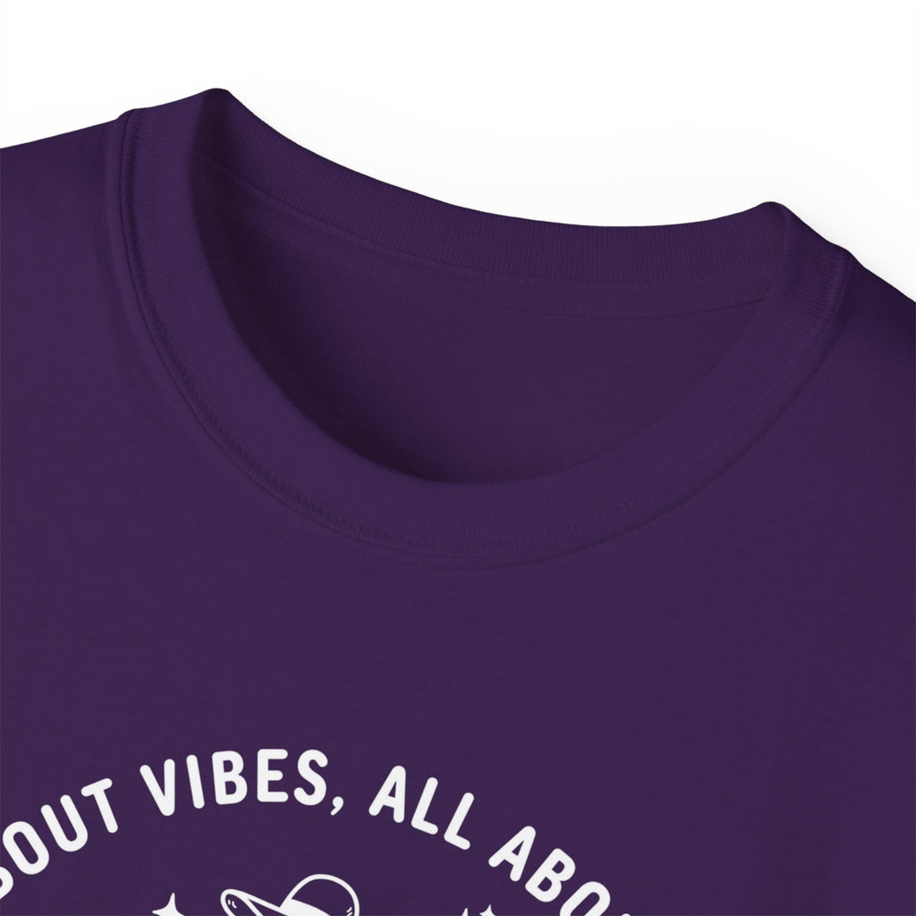 Girls Trip T-Shirt — 'All About Vibes, All About Style' Graphic Tee for Bachelorette & Vacation