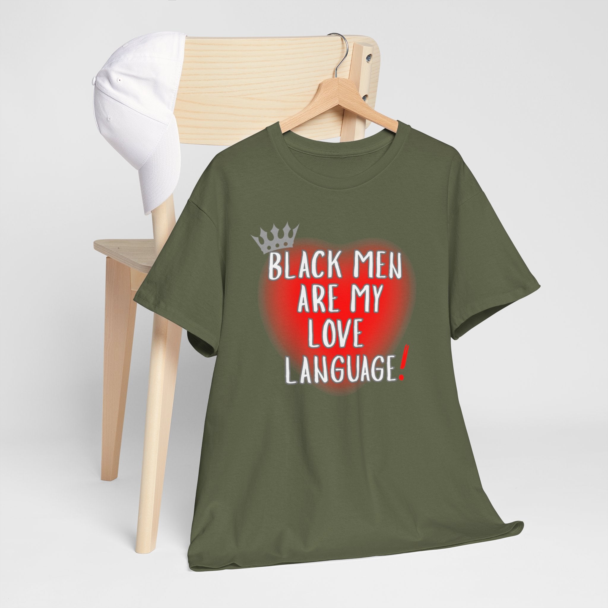 Love Language Tee — "Black Men Are My Love Language" Graphic T-Shirt