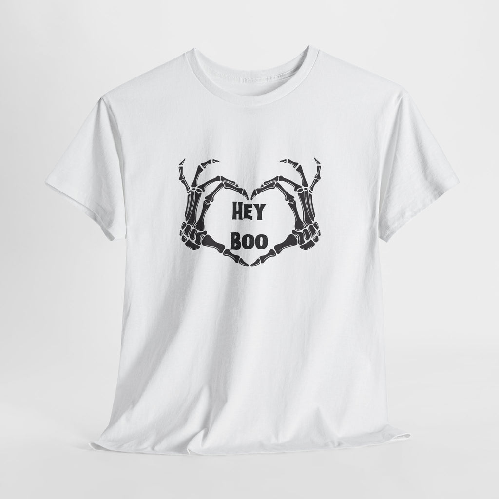 Hey Boo Skeleton Heart T-Shirt