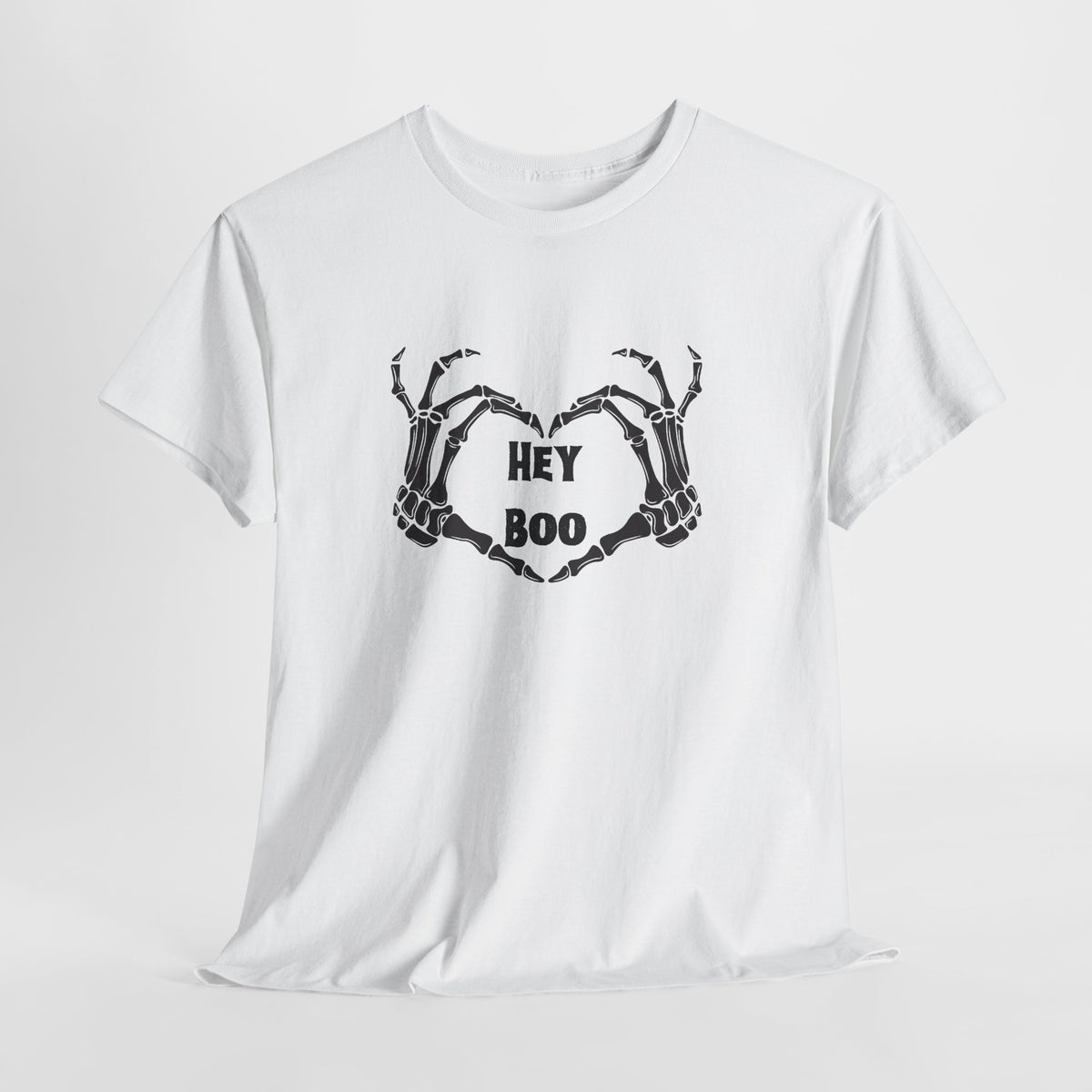 Hey Boo Skeleton Heart T-Shirt