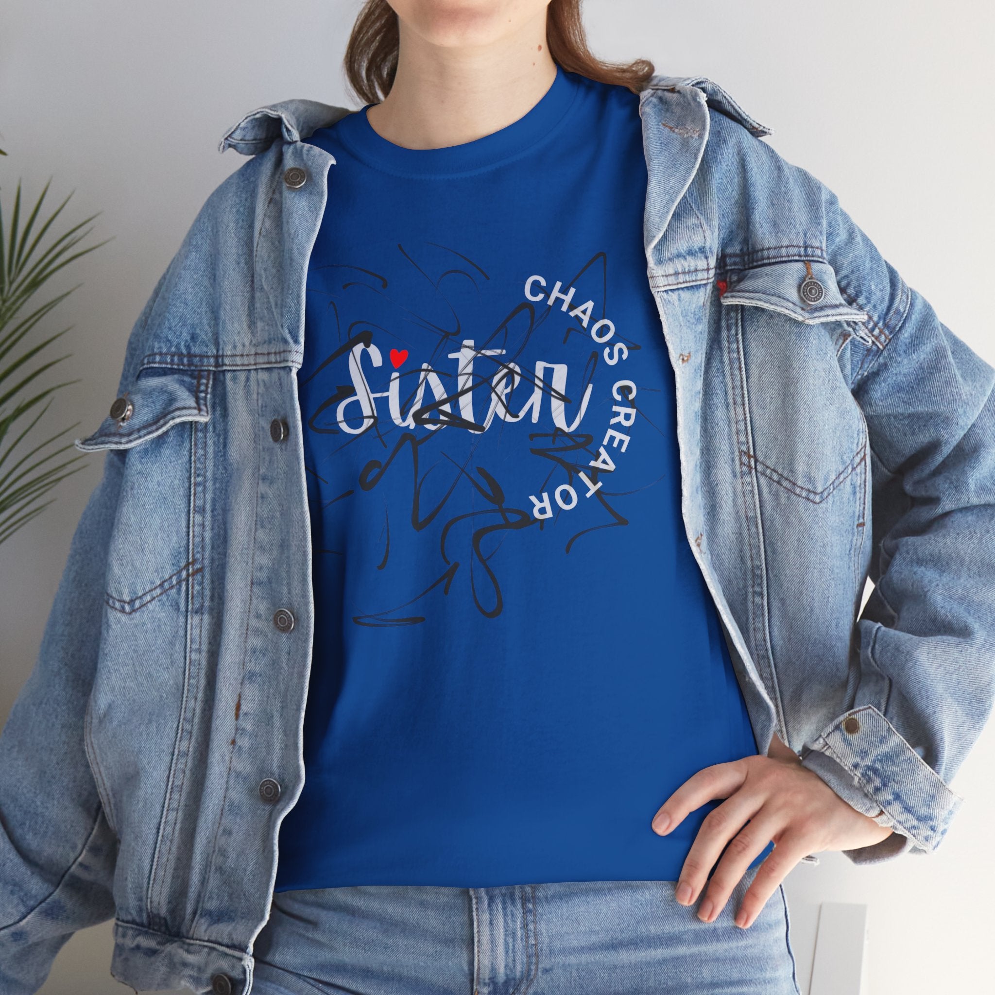 Sister Tee — 'Chaos Creator' Lightweight Sister Graphic T-Shirt