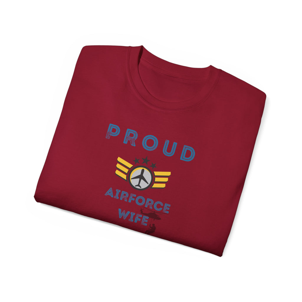 Proud Air Force Wife T-Shirt — Military Spouse Tee