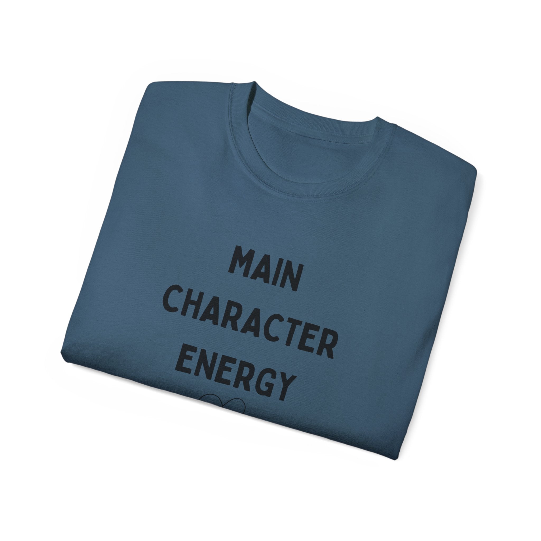 Main Character Energy Tee — "Match Me" Graphic Cotton Shirt