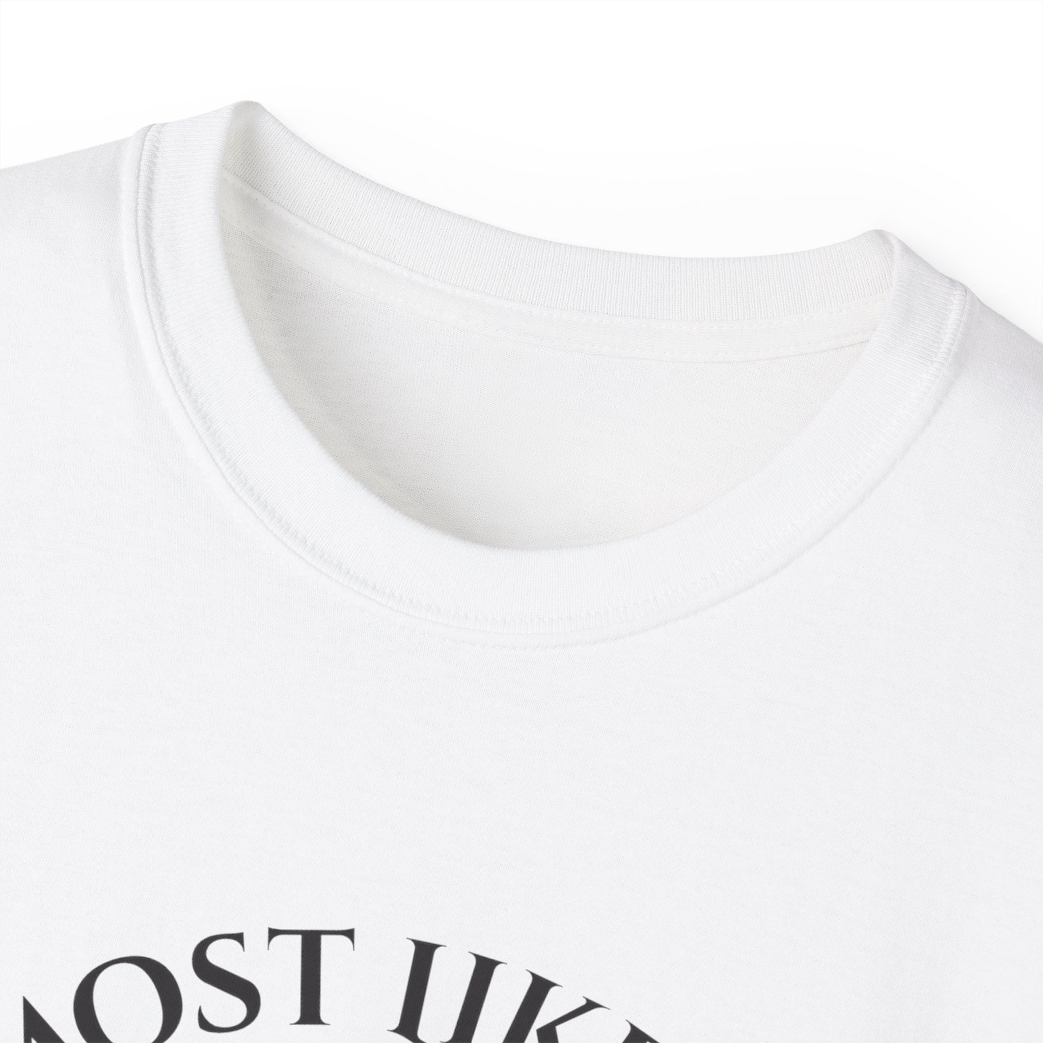 Playful Holiday Tee: Most Likely to Flirt with Santa, Unisex Cotton T-Shirt, Christmas Gift, Festive Humor Shirt, Winter Party Wear, [...]