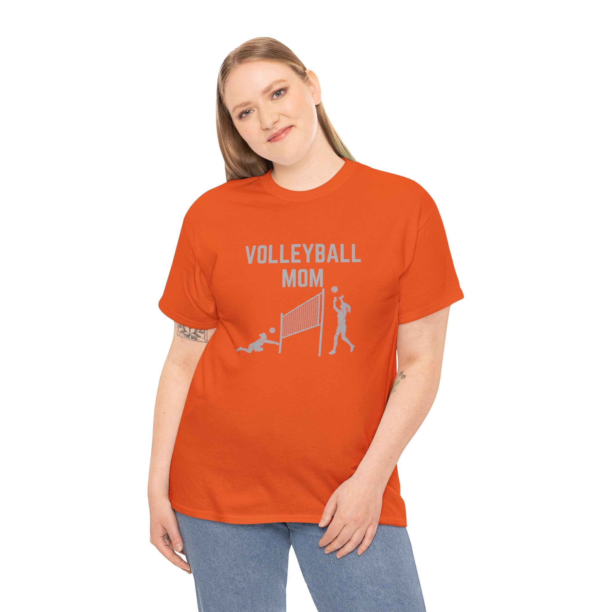 Volleyball Mom T-Shirt — Graphic Volleyball Mom Tee for Game Day