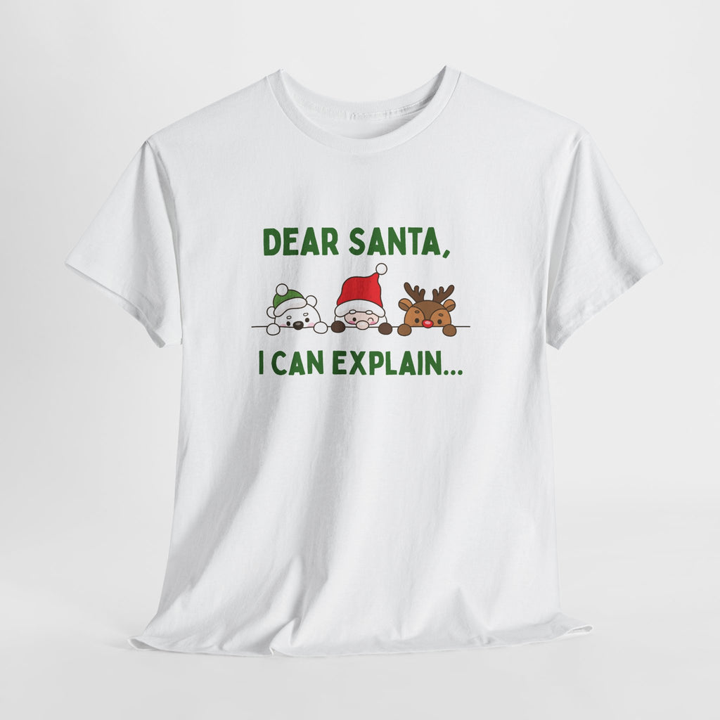 Dear Santa I Can Explain Christmas T-Shirt