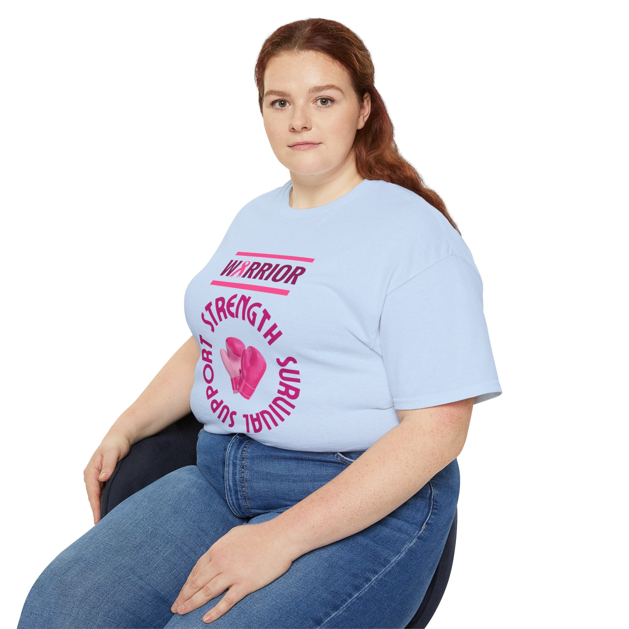 Breast Cancer Warrior T-Shirt — Support Strength Survival Tee