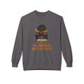 Melanin Made Built Different Sweatshirt — Afro Puff Bandana Crewneck