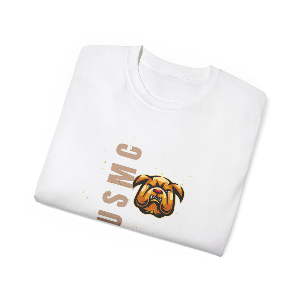USMC Jarhead Bulldog T‑Shirt — Marine Corps Vertical Logo Tee