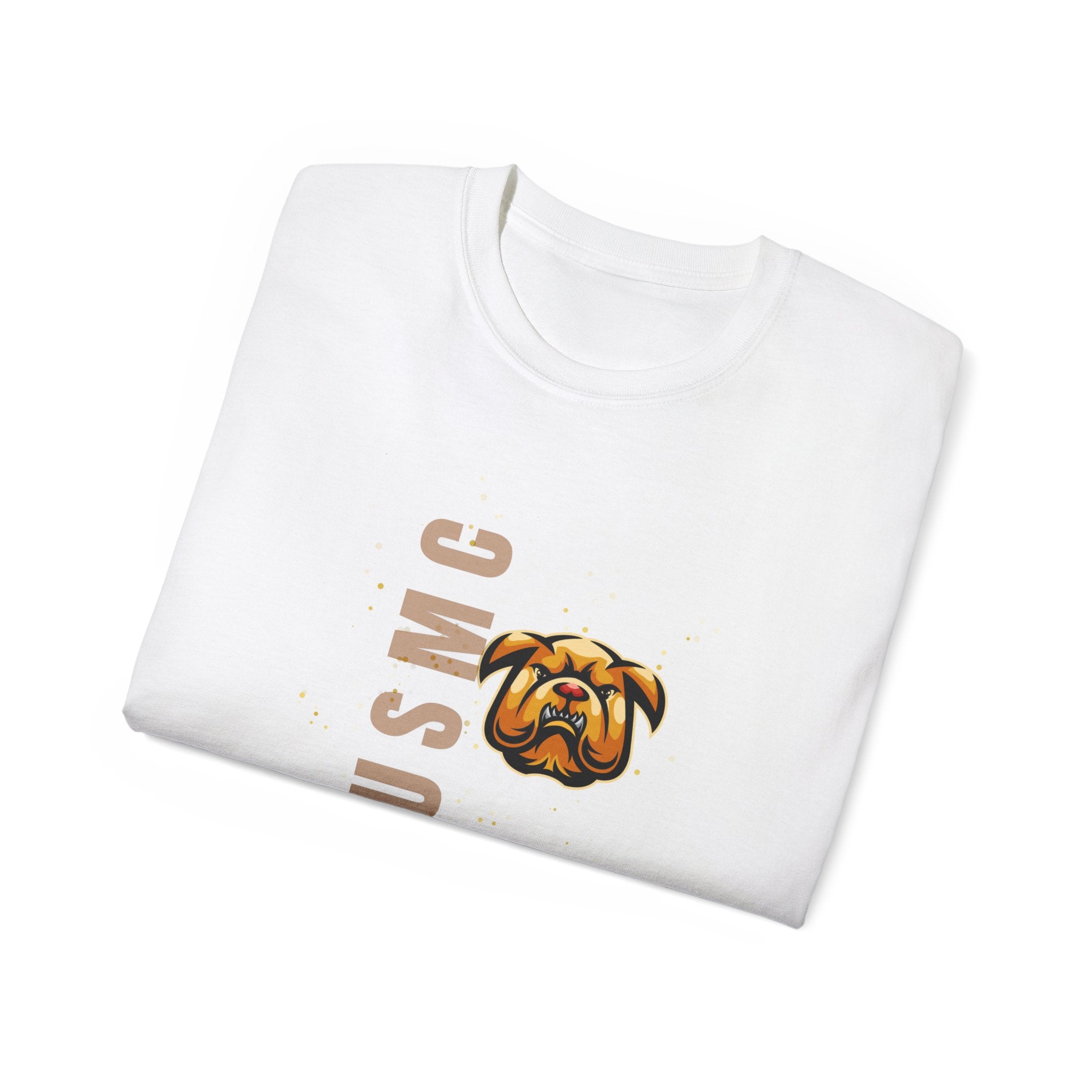 USMC Jarhead Bulldog T‑Shirt — Marine Corps Vertical Logo Tee