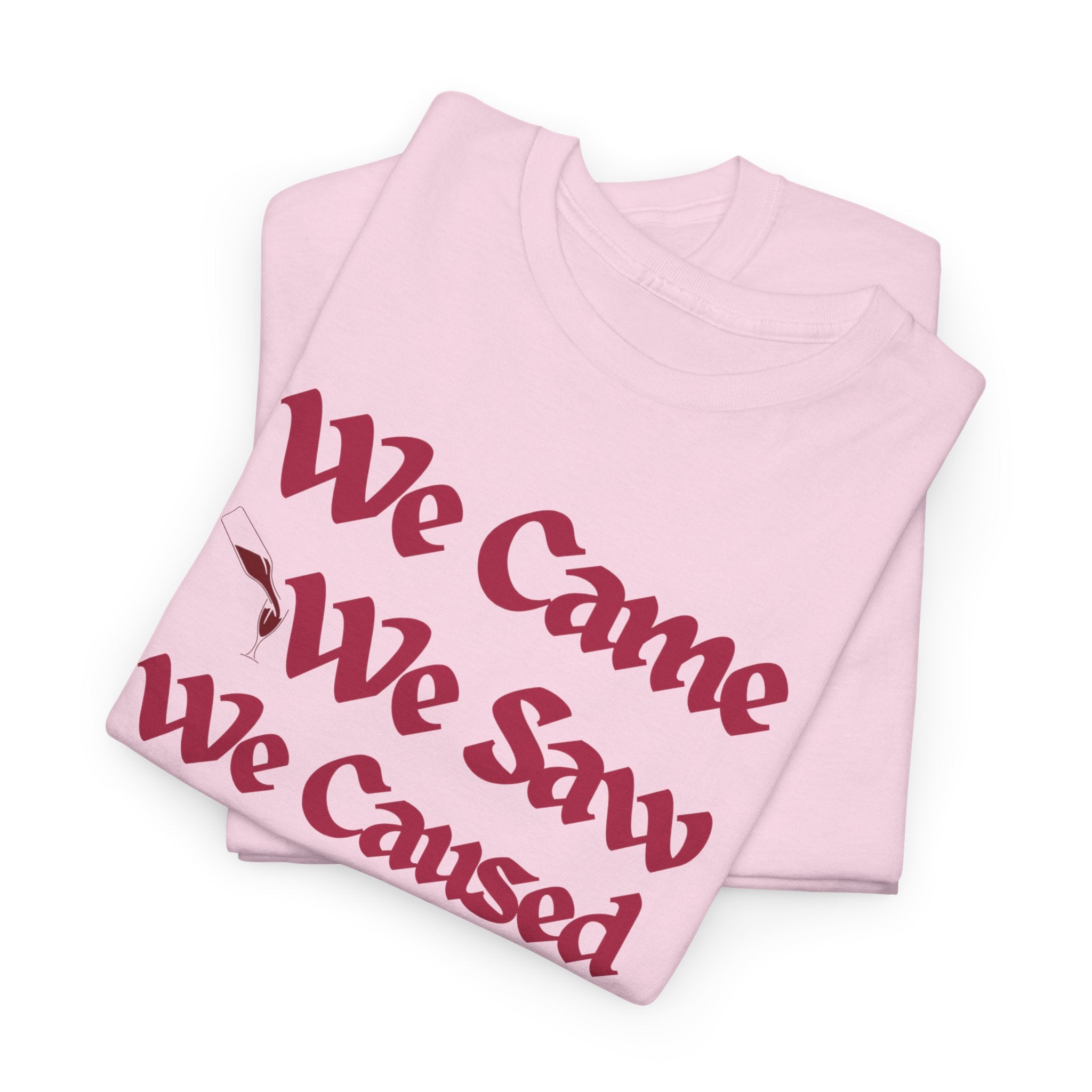 We Came We Saw We Caused A Scene T‑Shirt