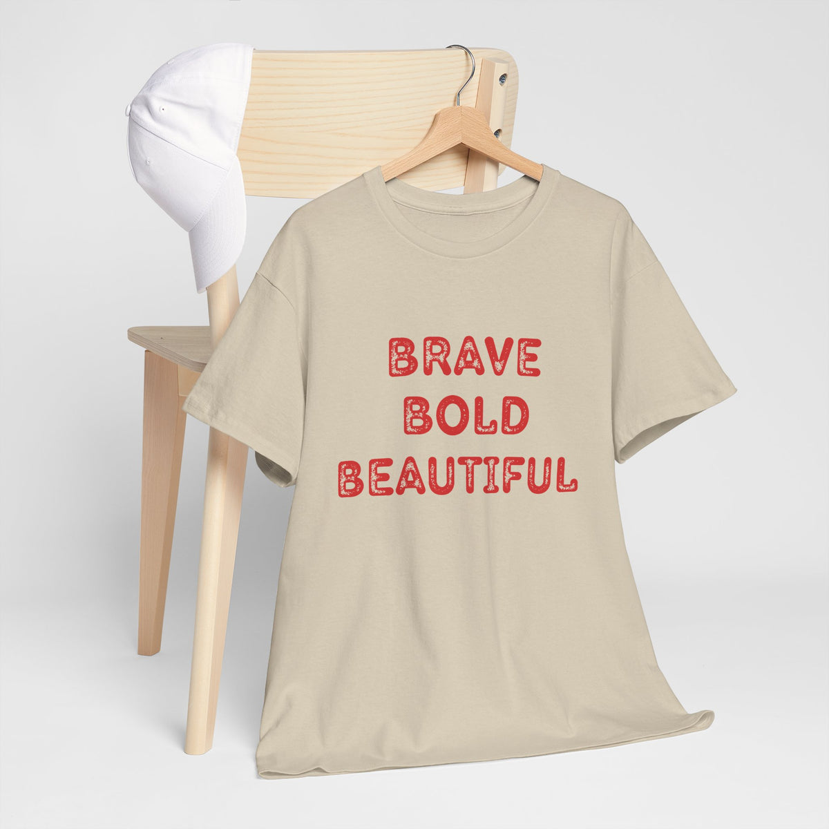 Brave Bold Beautiful Tee - Inspirational Graphic Shirt