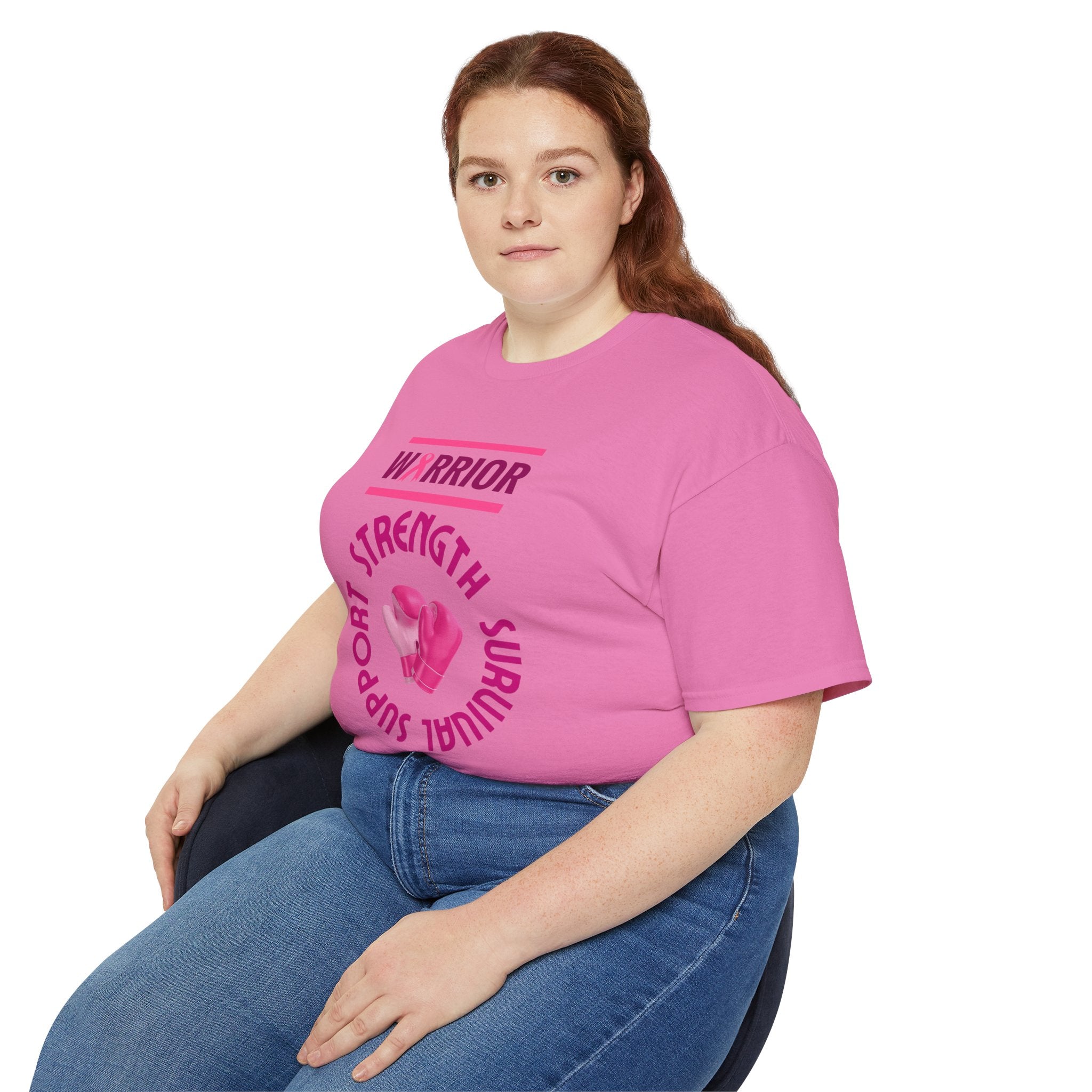 Breast Cancer Warrior T-Shirt — Support Strength Survival Tee