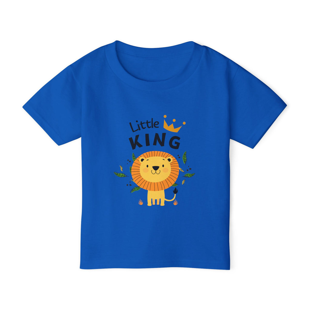 Little King Toddler T-Shirt — Cute Lion Crown Tee for Baby Boy & Girl