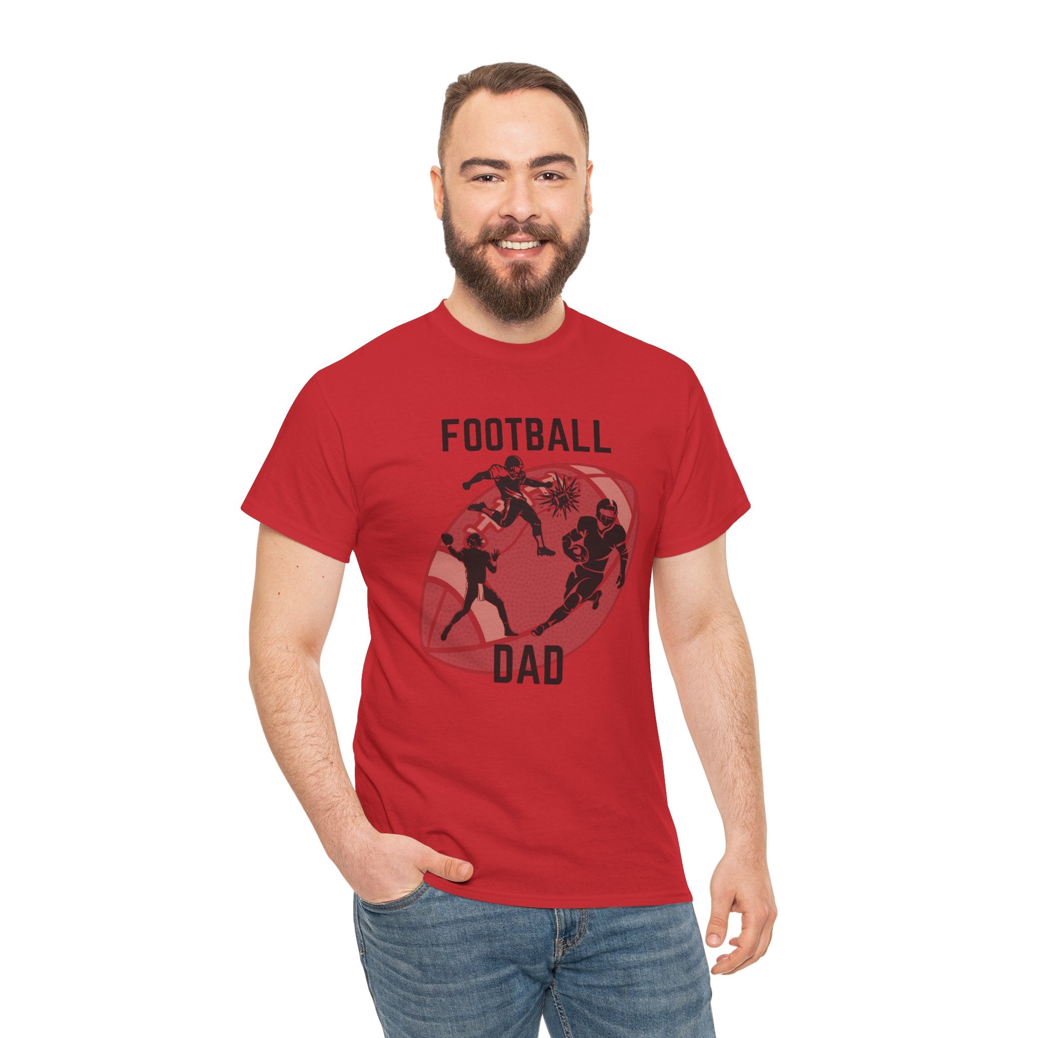 Football Dad T-Shirt – Proud Sideline Tee for Dad