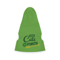 Pet Hoodie — "Too Cute to Pinch" St. Patrick’s Day Green Dog & Cat Hoodie