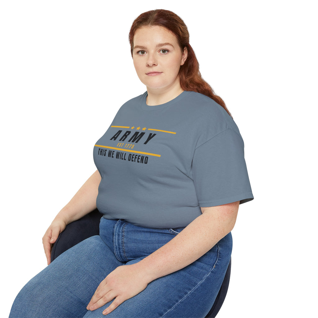 Army This We Will Defend Tee — Patriotic Military Cotton T-Shirt
