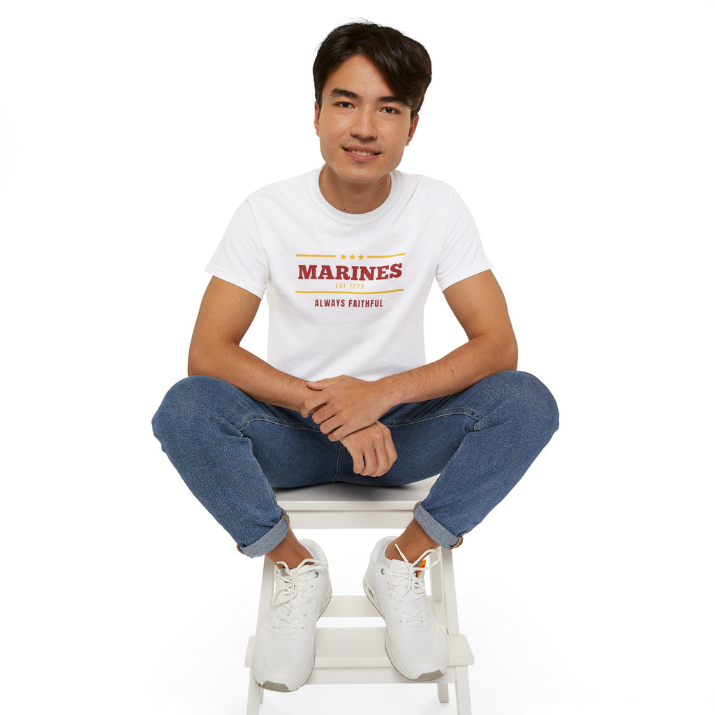 Marines "Always Faithful" Cotton Tee