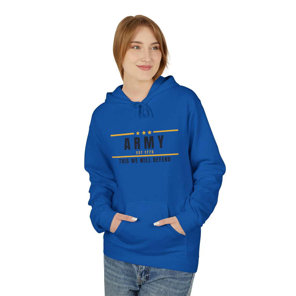 Army Hoodie — "This We Will Defend" Military Tribute Pullover