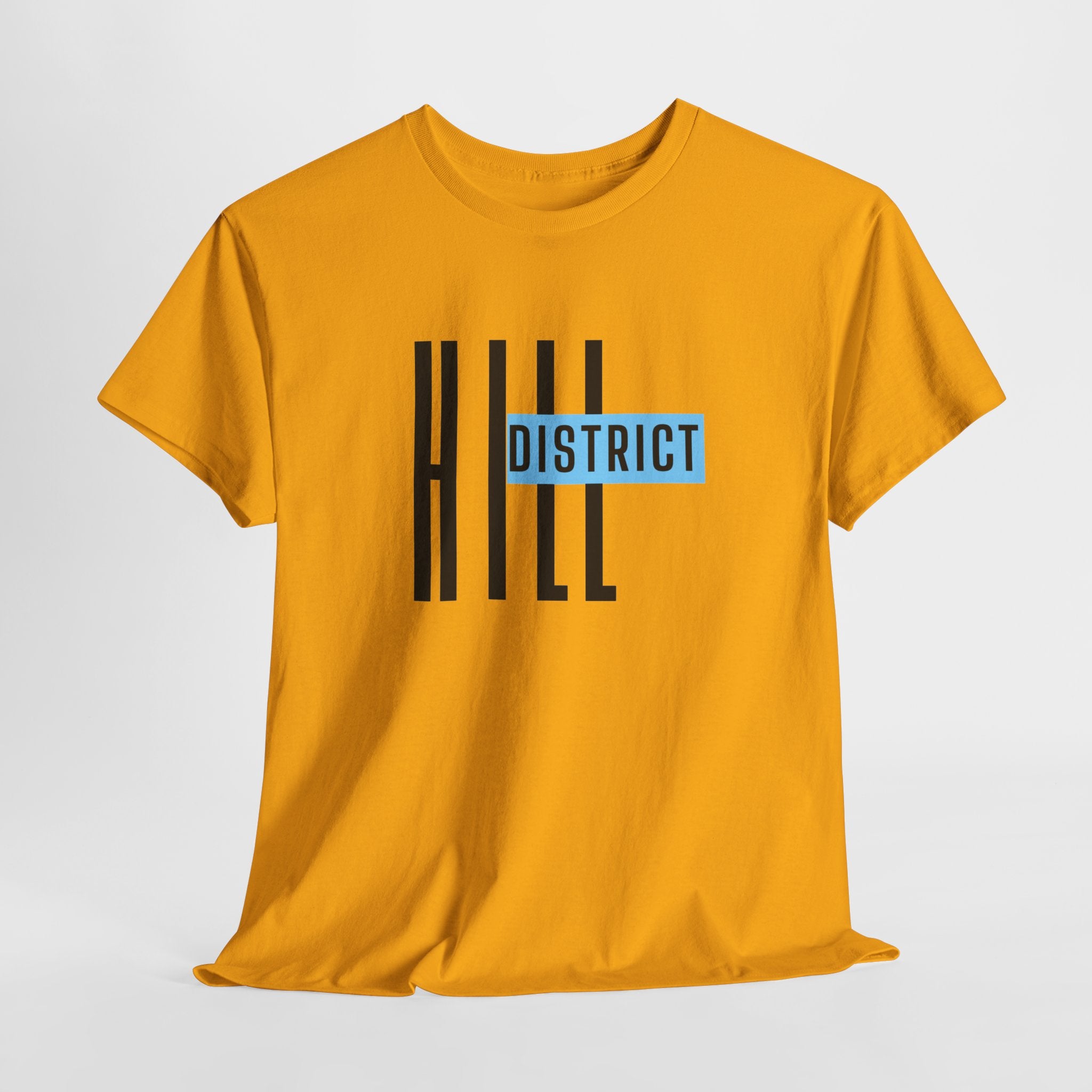 Hill District Retro Logo T‑Shirt — Urban Neighborhood Pride Tee