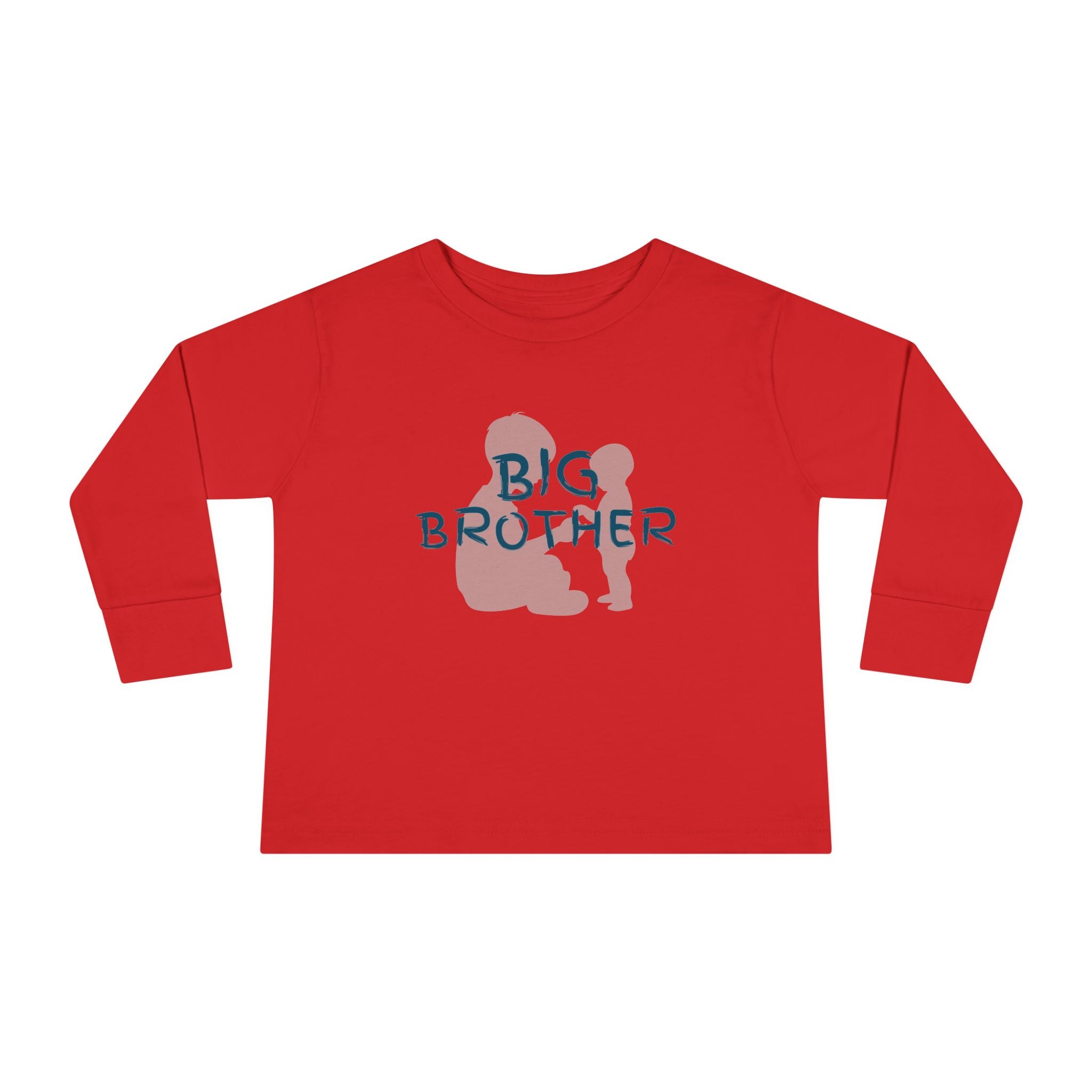 Big Bro Toddler Long Sleeve Tee — Cute Sibling Announcement Shirt