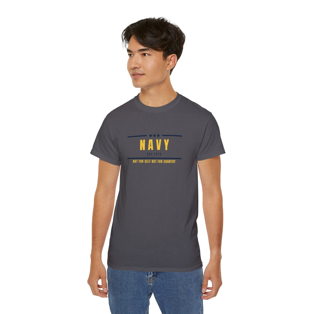 Navy Est. 1775 Military Graphic Tee — Veteran & Navy Support Shirt