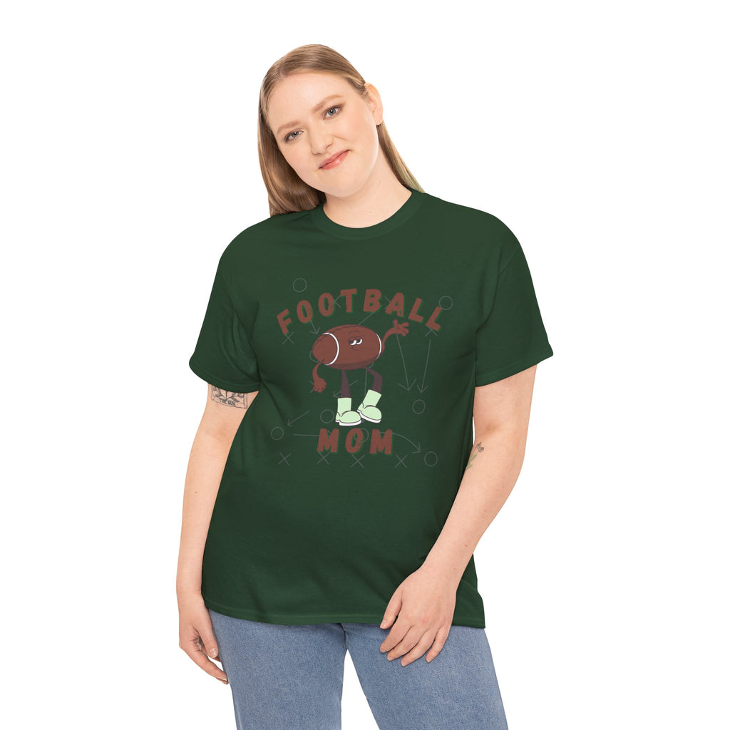 Football Mom graphic Unisex Heavy Cotton Tee
