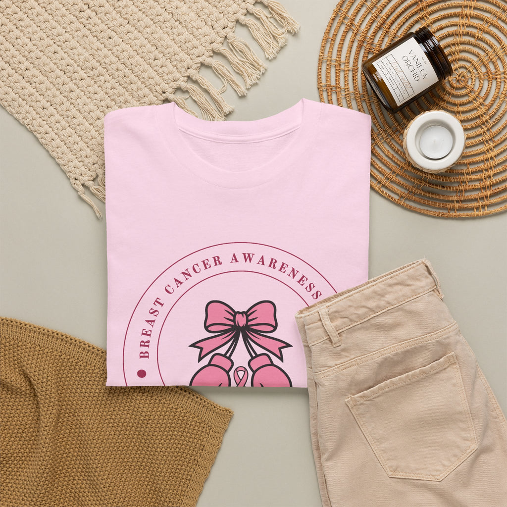 Breast Cancer Awareness T-Shirt — “Giving Up Is Not An Option” Pink Ribbon Tee