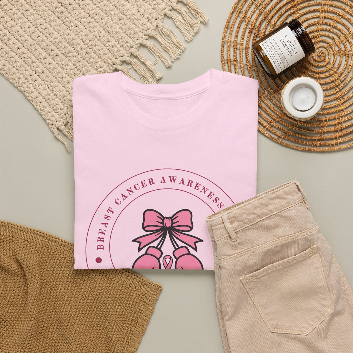 Breast Cancer Awareness T-Shirt — “Giving Up Is Not An Option” Pink Ribbon Tee