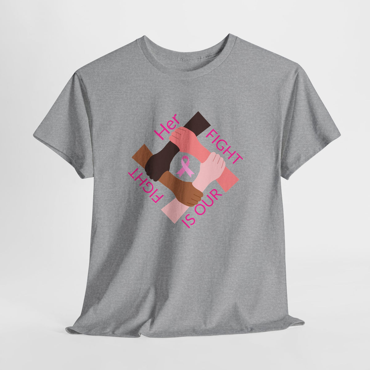Her Fight Is Our Fight Breast Cancer Awareness T-Shirt